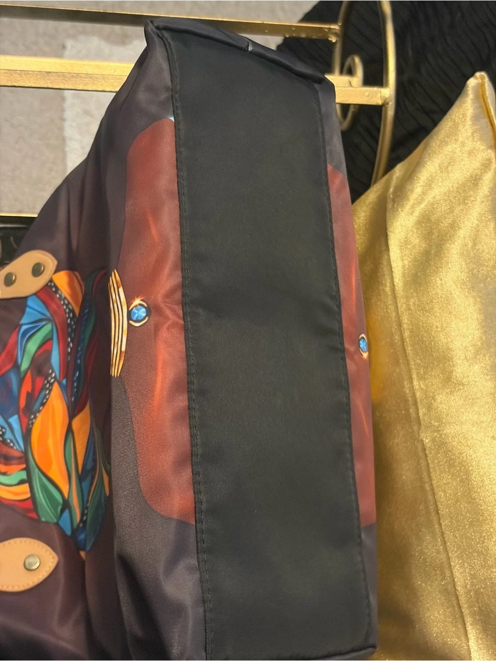 Stylish Multicolor Headwrap Tote Bag - Women Bags